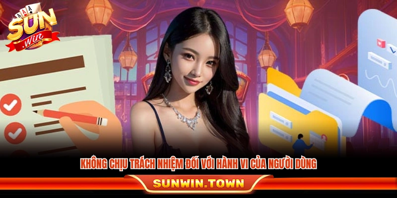 Không chịu trách nhiệm cho các hành vi cá nhân của người chơi