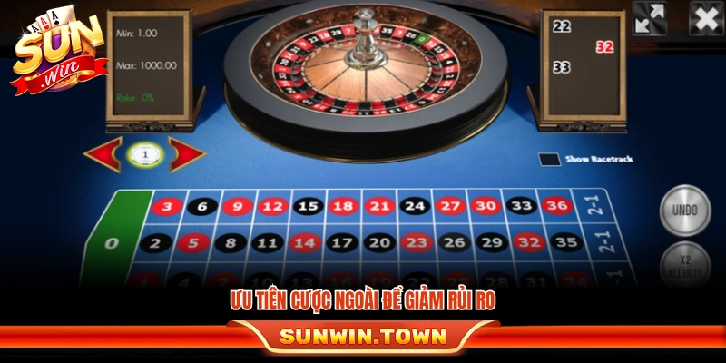 Nên chọn các nhóm cược ngoài để hạn chế rủi ro 